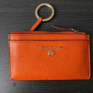 Michael Kors Jet Set Travel S TZ Coin Pouch with ID Key Holder Wallet